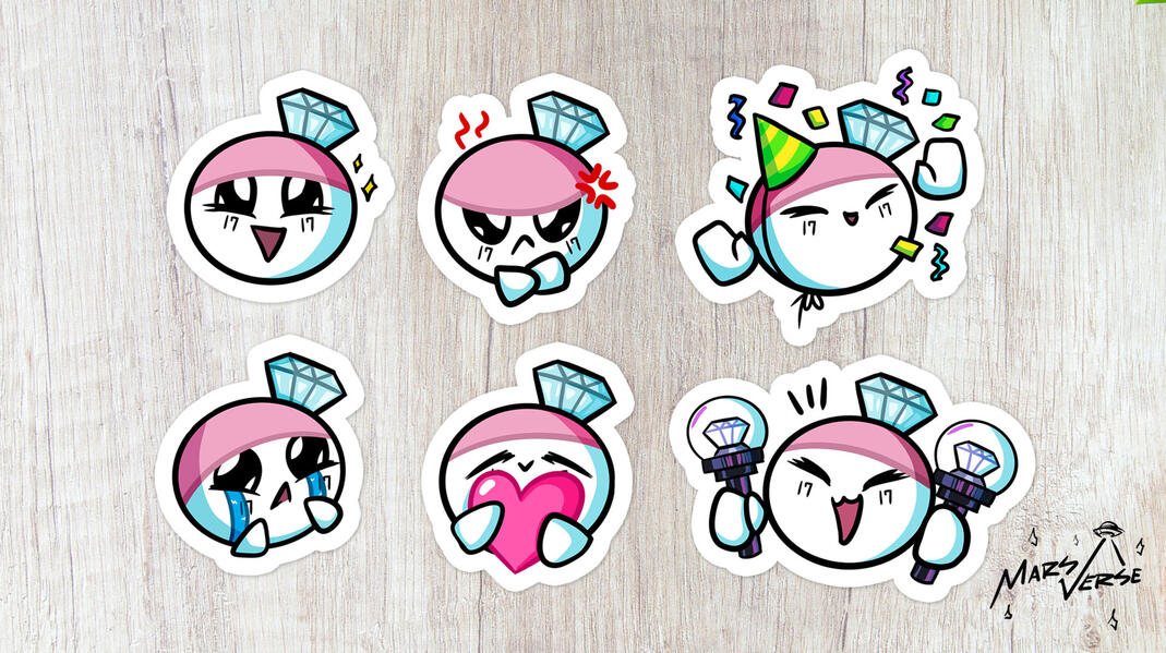Seventeen Stickers