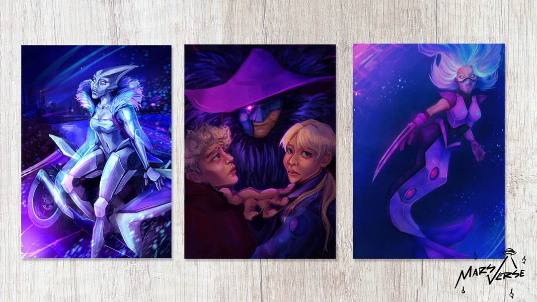 Cyberpunk Fairytales Prints